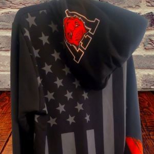 "Tiger's" American Flag Print / Hoodie
